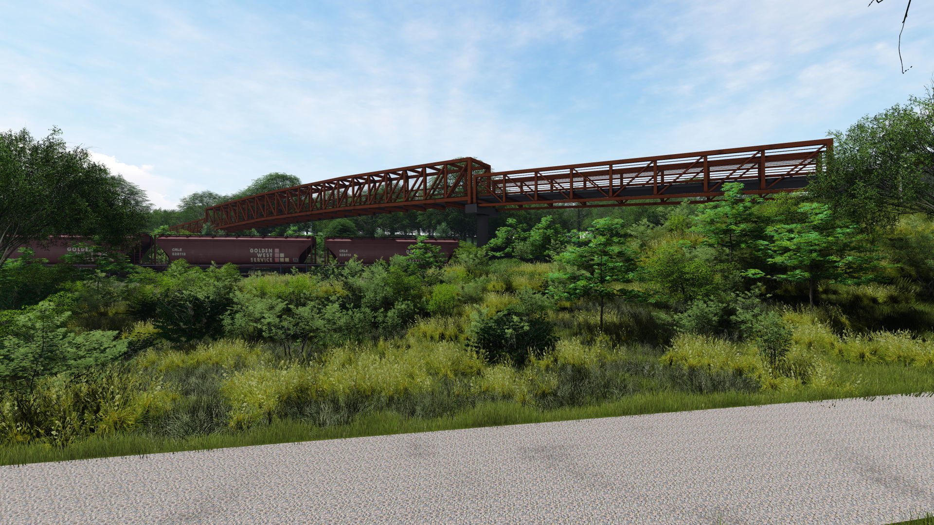 Bike bridge